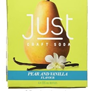 Just Craft Soda Pear and Vanilla
