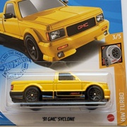 GTD19	92	'91 GMC Syclone (3rd Color)	HW Turbo 			 			Kroger Exclusive