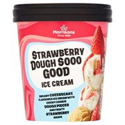 Strawberry Cheesecake Cookie Dough Ice Cream