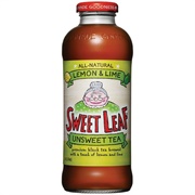 Sweet Leaf Lemon & Lime Unsweet Tea