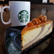 Starbucks Salted Caramel Marble Cheesecake