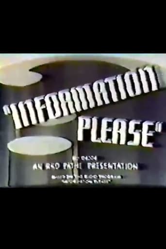 Information Please: Series 1, No. 1 (1939)