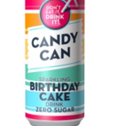 Candy Can Birthday Cake