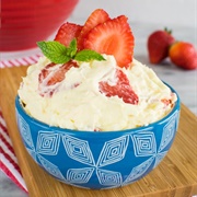 Strawberry Lemon Fluff Cheesecake Salad