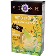 Stash Lemon Ginger Iced Green Tea