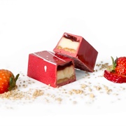 Kate Weiser Chocolate Strawberry Cheesecake Bar