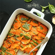 Sweet Potato Courgette Feta Lasagna