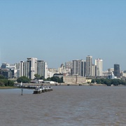 Ferry Across Rio De La Plata, Argentina/ Uruguay