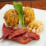 Peru: Tacacho Con Cecina