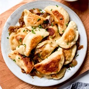 Cabbage and Mushroom Pierogies