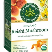 Traditional Medicinals Reishi Mushroom With Rooibos & Orange Peel Tea