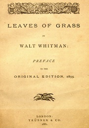 Preface to the Original Edition of 'Leaves of Grass' (Walt Whitman)