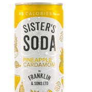 Franklin & Sons Ltd Sister's Soda Pineapple Cardamom