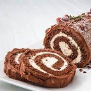 Chocolate Log Cake