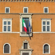 Mussolini's Balcony, Rome, Italy