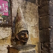 Bust of Pulcinella, Naples, Italy