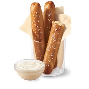 Pretzel Sticks With Zesty Queso