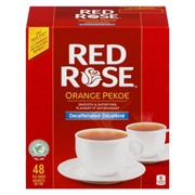 Red Rose Decaffeinated Orange Pekoe Tea