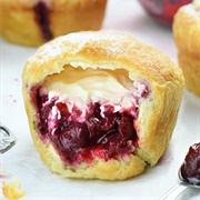 Cherry Cheesecake Crescent Muffins