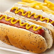 Beef Hot Dog in a Bun