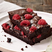Raspberry Brownie