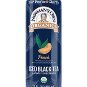 Newman's Own Organics Peach Iced Black Tea