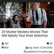 29 Murder Mystery Movies That Will Satisfy Your Inner Detective