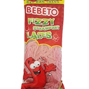 Bebeto Fizzy Strawberry Laces