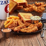 Zaxby's Plate W/ Garlic Toast, Fries, Sauce