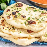 Freshly Made Naan Breads in India