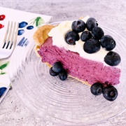 Blueberry Chiffon Pie
