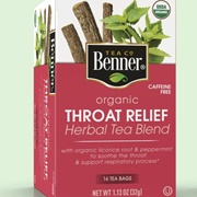 Benner Throat Relief Tea
