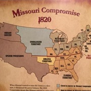Missouri Compromise 1820