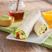 Avocado and Honey Wrap