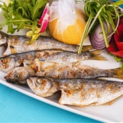 Grilled Capelin