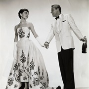 Audrey Hepburn&#39;s Flower Etched Dress- Sabrina