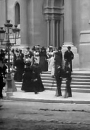 Nîmes, Sortie De L'église (1896)