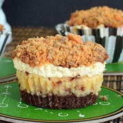 Butterfinger Mousse Cheesecakes