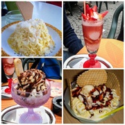 Spaghettieis in Speyer, Germany