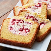 Strawberry Cheesecake Stuffed Pound Cake
