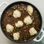 Rabbit Stew With Wild Greens