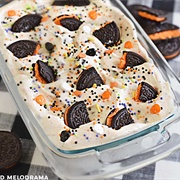 Halloween Cookies and Cream Ice Cream