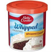 Betty Crocker Whipped Whipped Cream Frosting