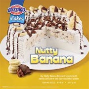 Nutty Banana Blizzard Cake