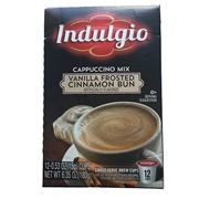 Indulgio Vanilla Frosted Cinnamon Bun Cappuccino