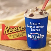 Reese's Peanut Butter Lovers Blizzard