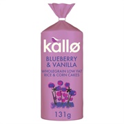 Blueberry Vanilla Rice Cake