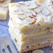 Almond Cheesecake Bars