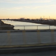 Los Angeles River (With Water)
