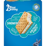 Blue Bunny Birthday Party Sandwhiches